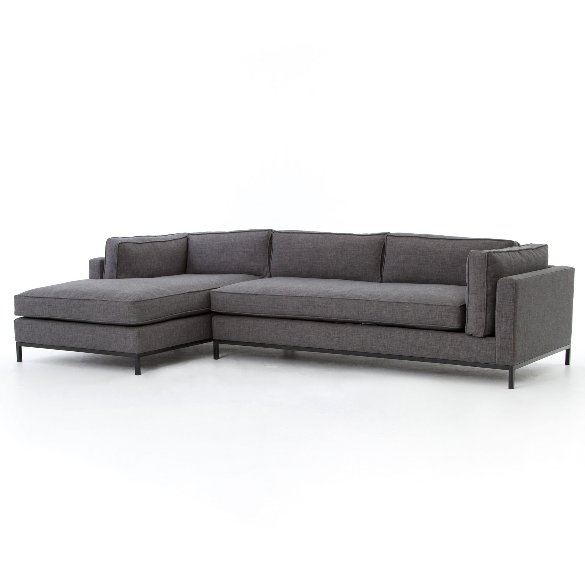 Grammercy 2-Piece Sectional - Bennett Charcoal