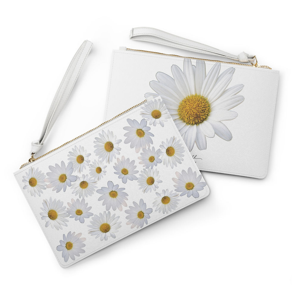 Thumbnail: Daisy Print Clutch Bag