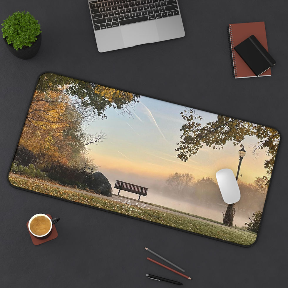 Thumbnail: Tranquil Autumn Scene Work Space Mat