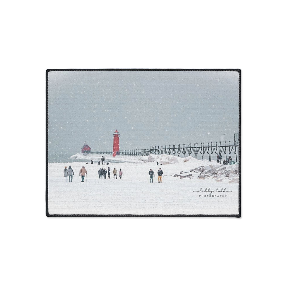 Thumbnail: Michigan Winter Wonderland Heavy Duty Floor Mat
