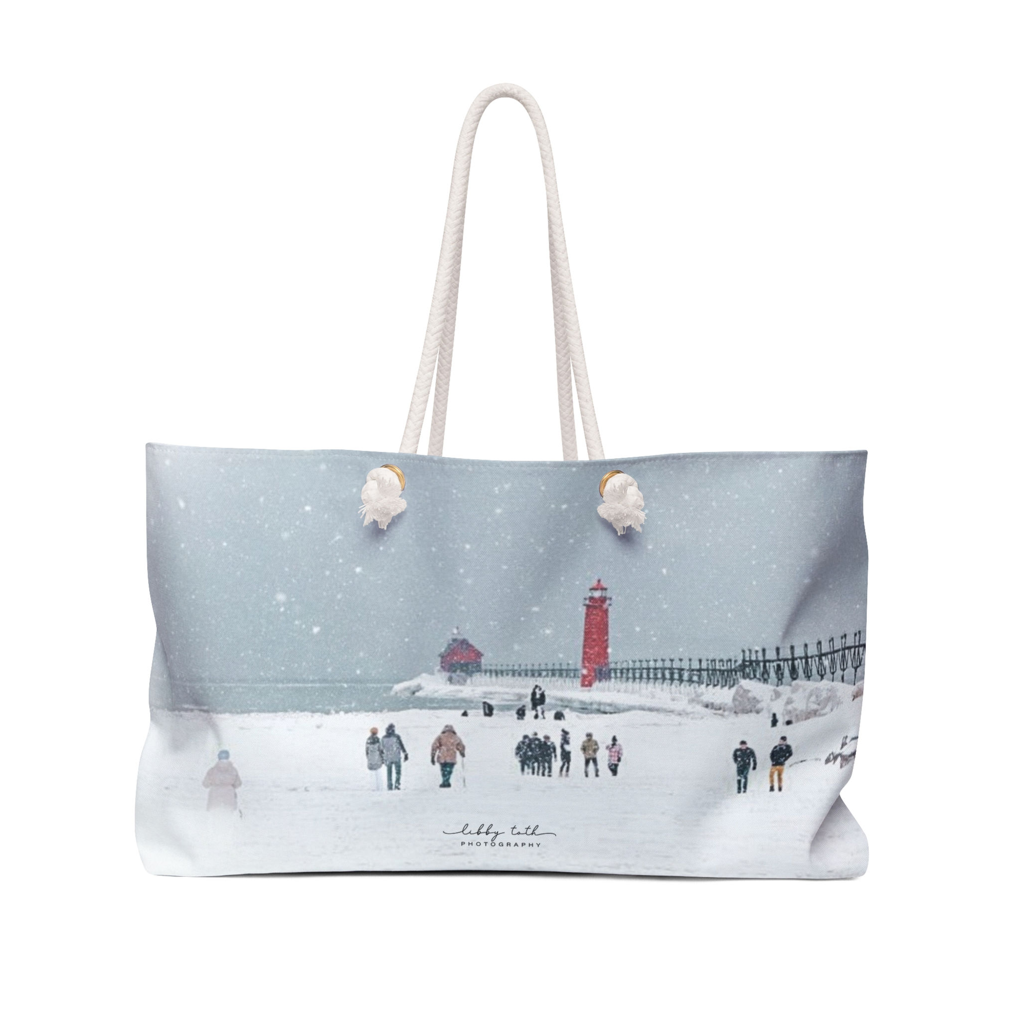 Michigan Winter Wonderland Weekender Bag