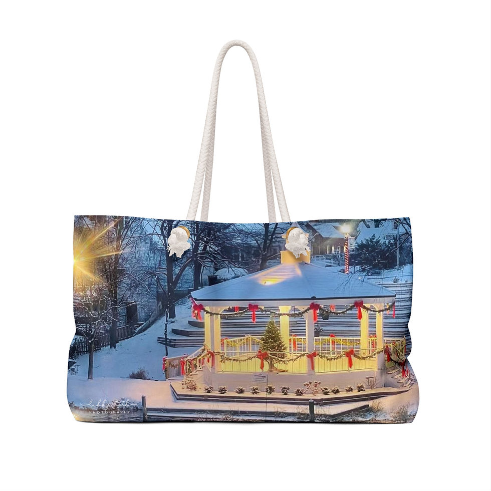 Thumbnail: Winter at Linden Mill Weekender Bag