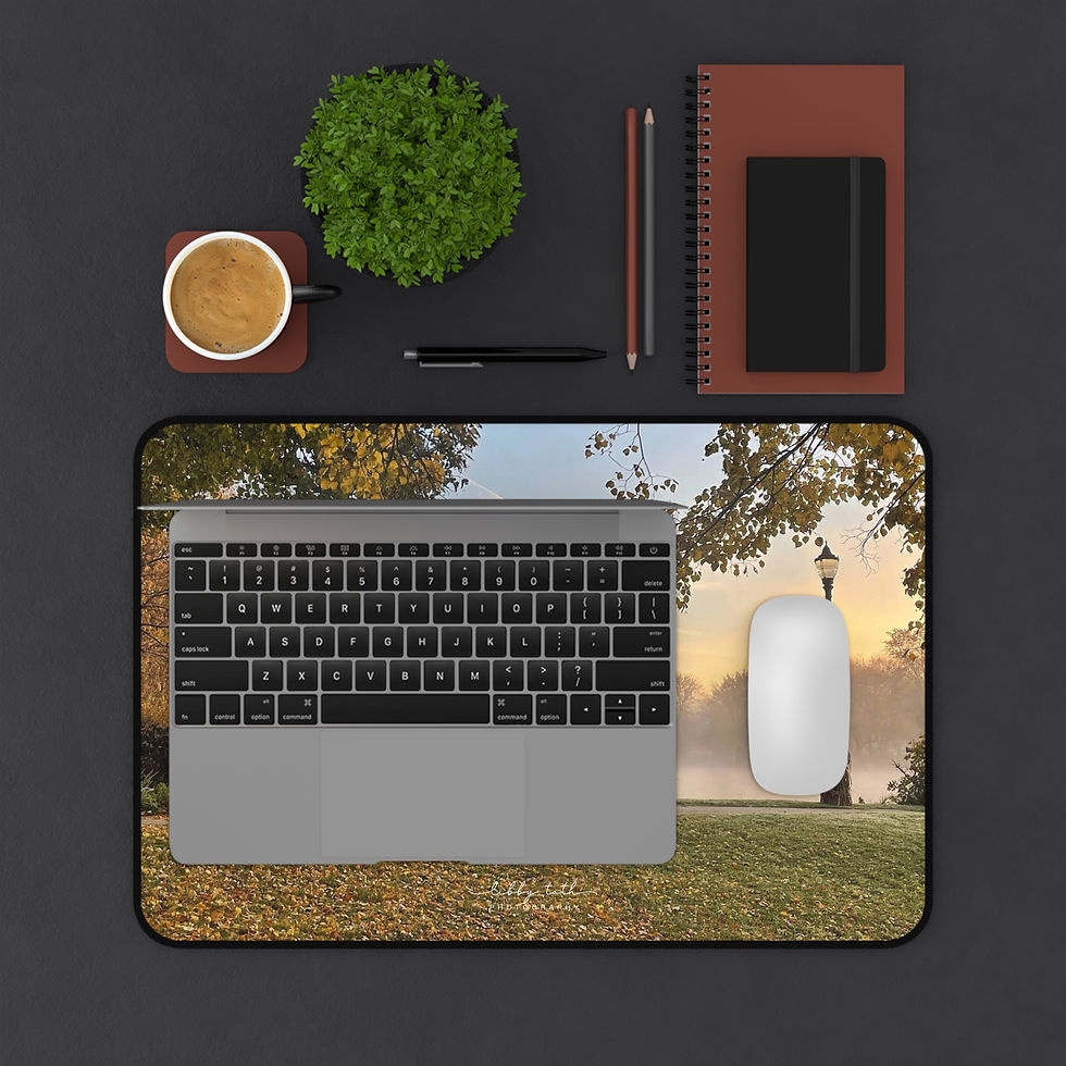 Thumbnail: Tranquil Autumn Scene Work Space Mat