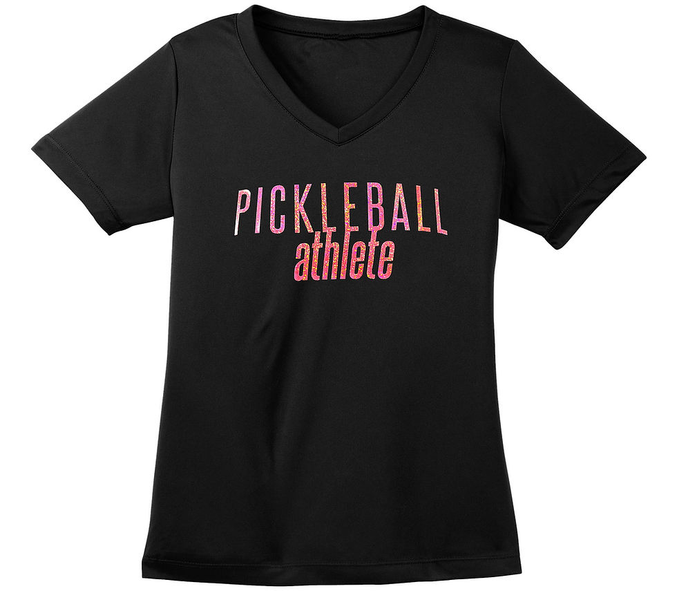 Pink Hologram - Women's V-Neck Tee
