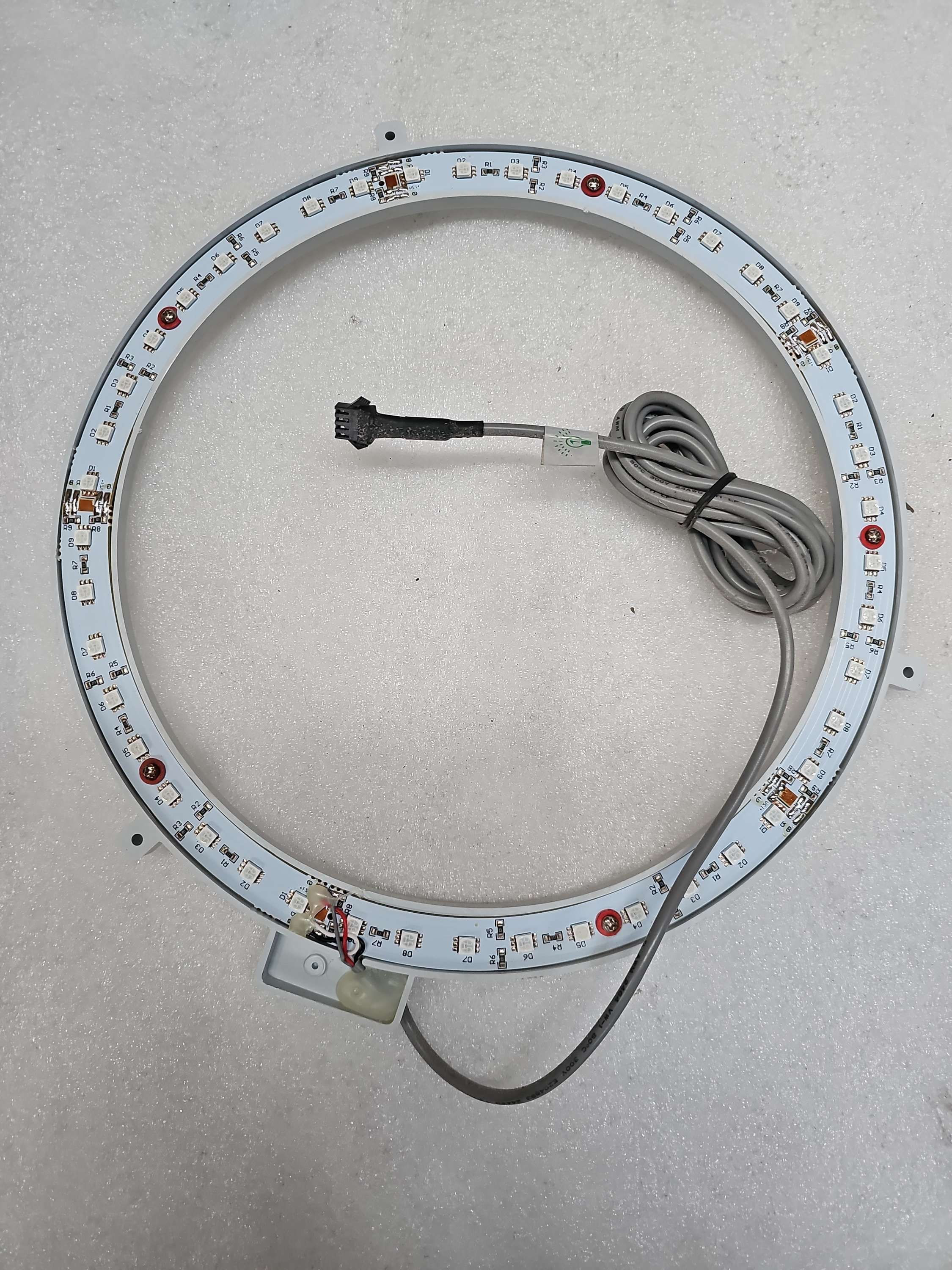 Colour changing LED Top Shower Ring Light