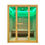 Thumbnail: Aqualusso Sonata 3-Person Infrared Sauna – 1500mm x 1050mm Wifi Bluetooth