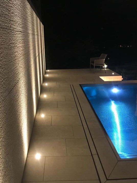 Pool Umrandung Naturstein