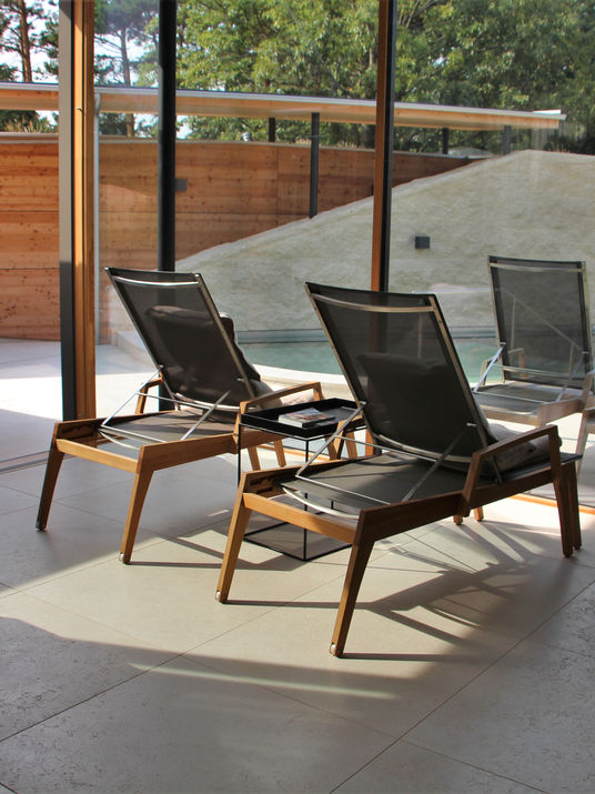 Terrasse aus Naturstein