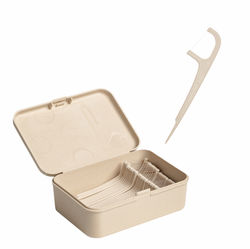 竹纖維牙線棒隨身盒(30支入)|潔淨隨行,永續同行