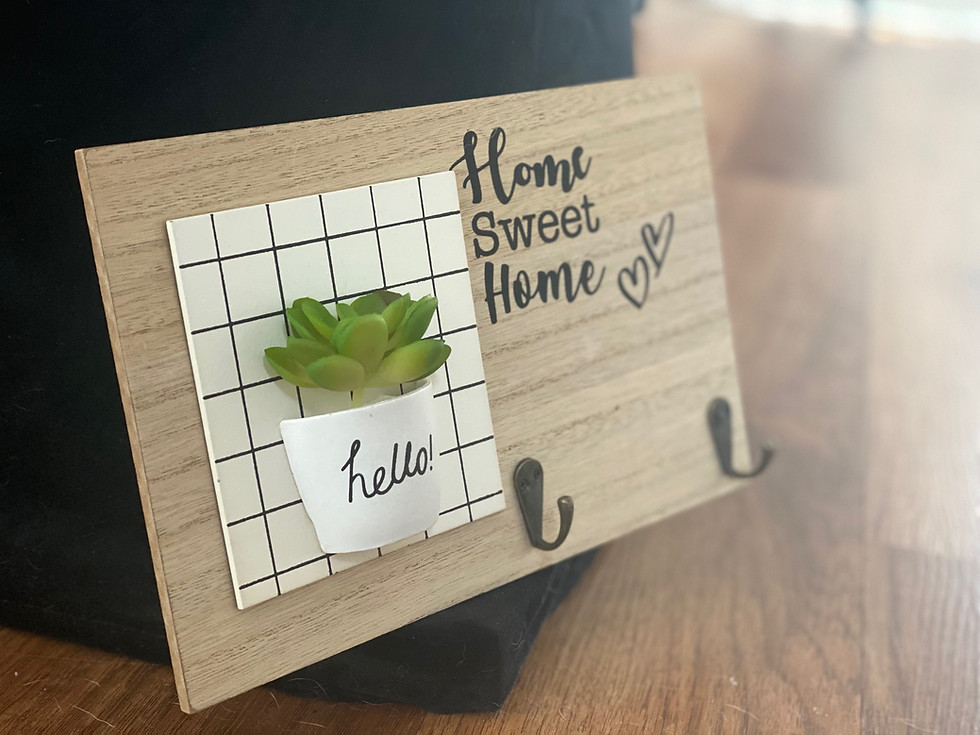 Thumbnail: Succulent Plant Wall-Mounted Key Holder