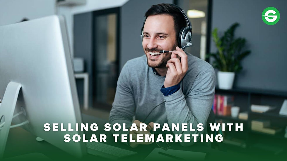 selling solar panels
