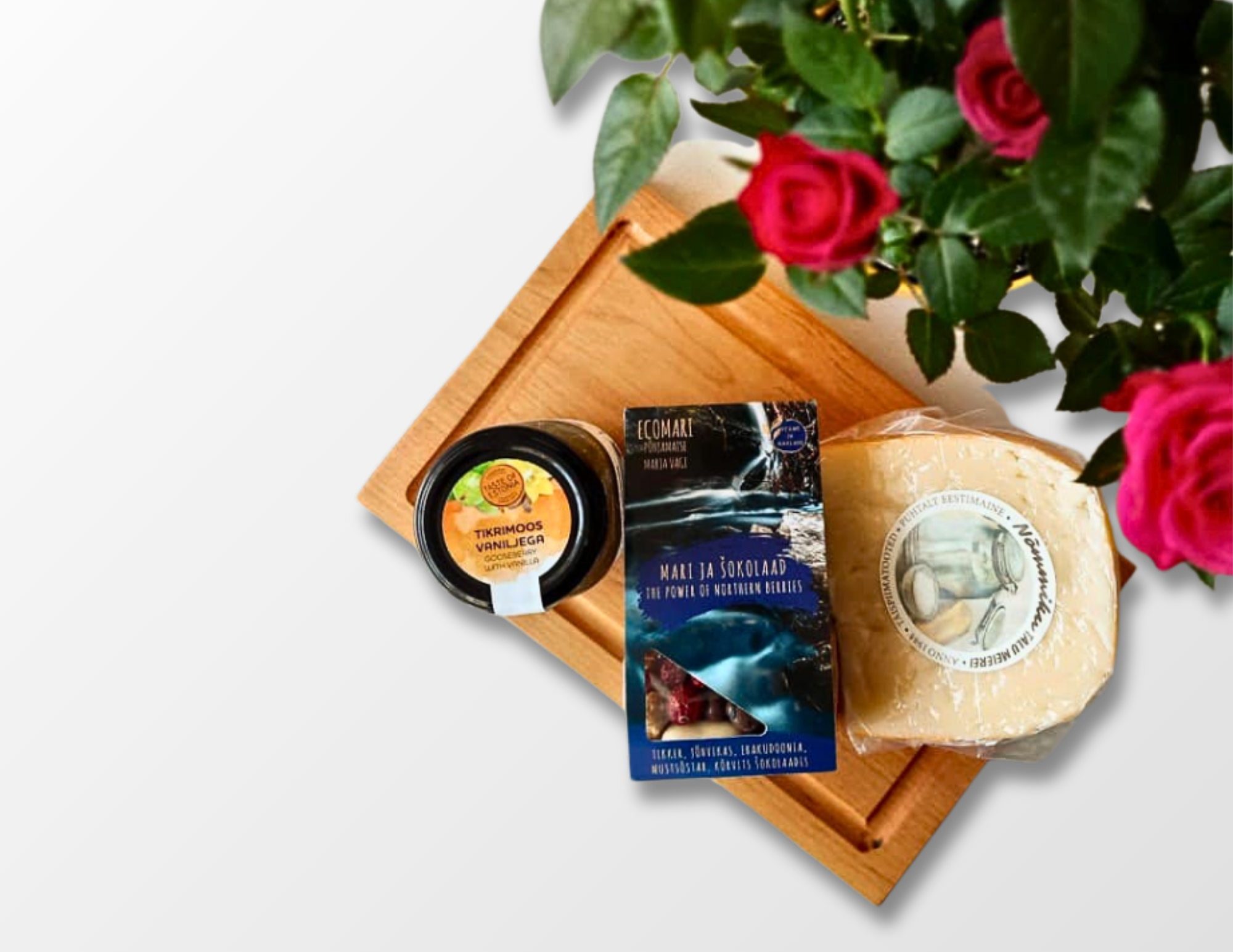 Kinkekomplekt “Kallile emale” võileivaalusel
