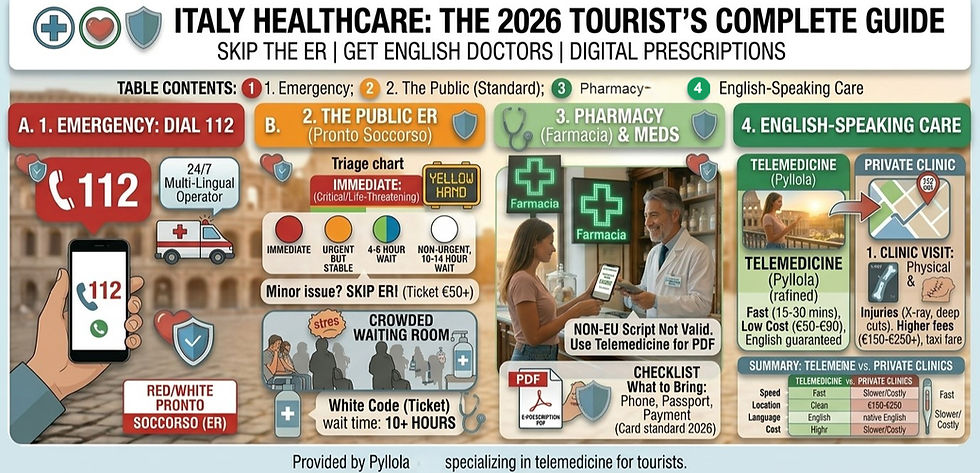 Healthcare in Italy for Tourists: The Complete 2026 Guide