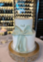 2-tier Fondant Bow Cake