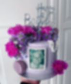 Edible Image Floral Cake