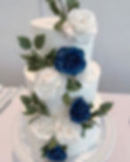 Blue & White Sugar Florals
