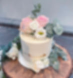 Single-tier Wedding Cake