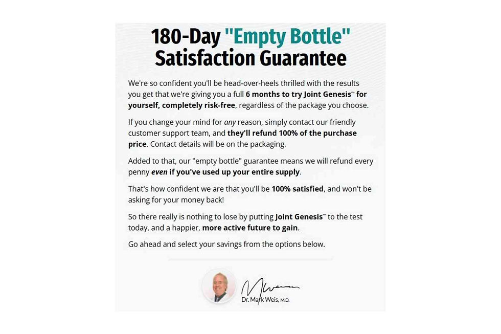 Joint Genesis Guarantee