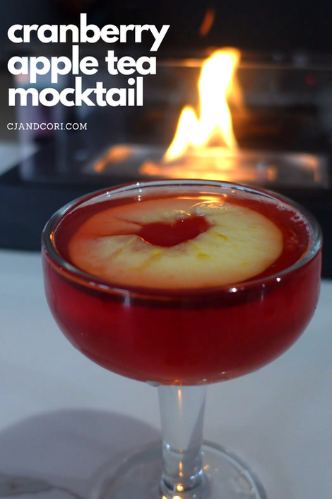 Cranberry Apple Tea Mocktail
