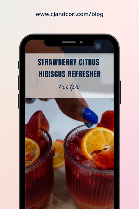 Summer Sips: Savor the Season with Our Strawberry Citrus Hibiscus Refresher