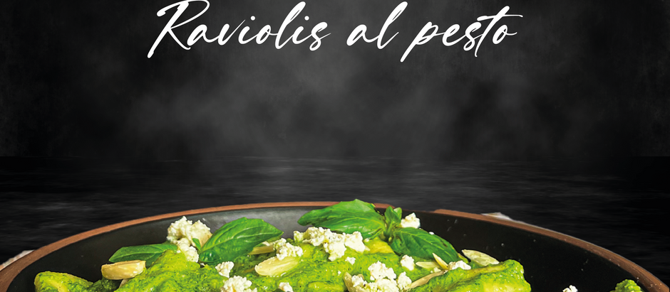 Raviolis al pesto