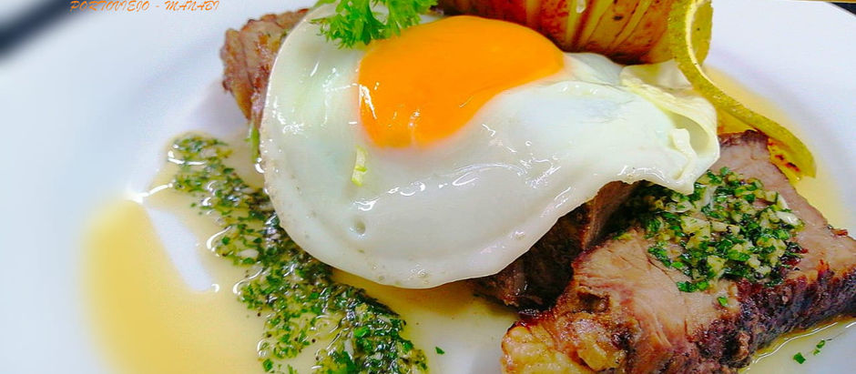 Cocina Internacional - Bife Montado a Caballo
