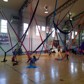 Cierre del primer semestre de la Escuela de Iniciación de Acrobacias