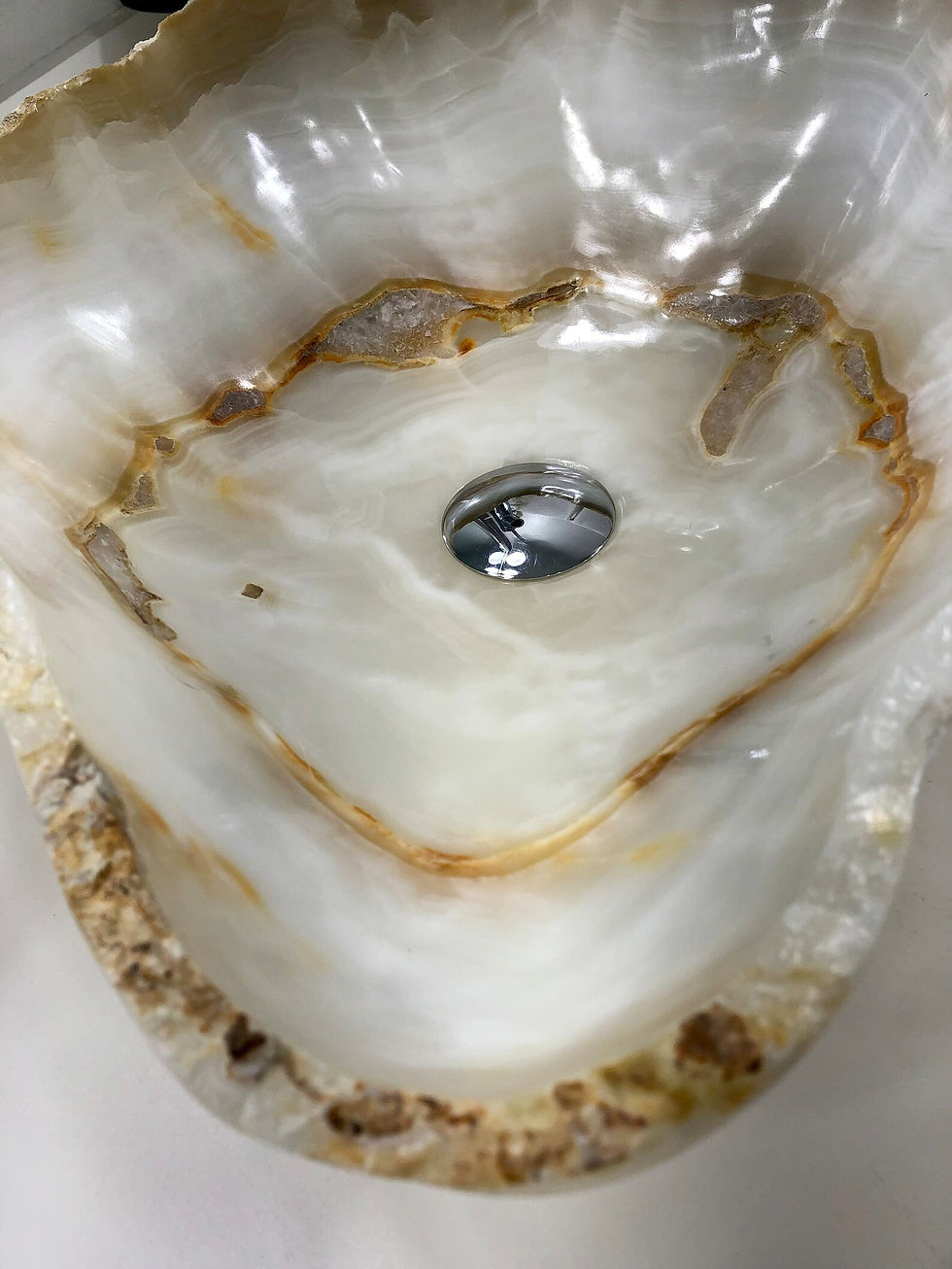 Thumbnail: Onyx Sink Semi Rustic Natural Stone