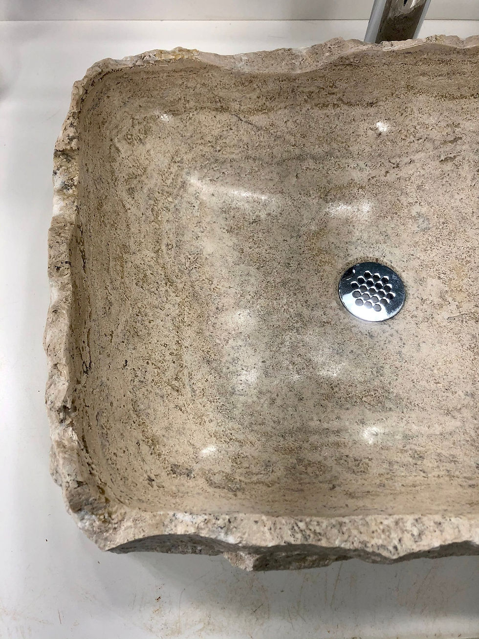 Thumbnail: Travertine Sink Rustic Natural Stone