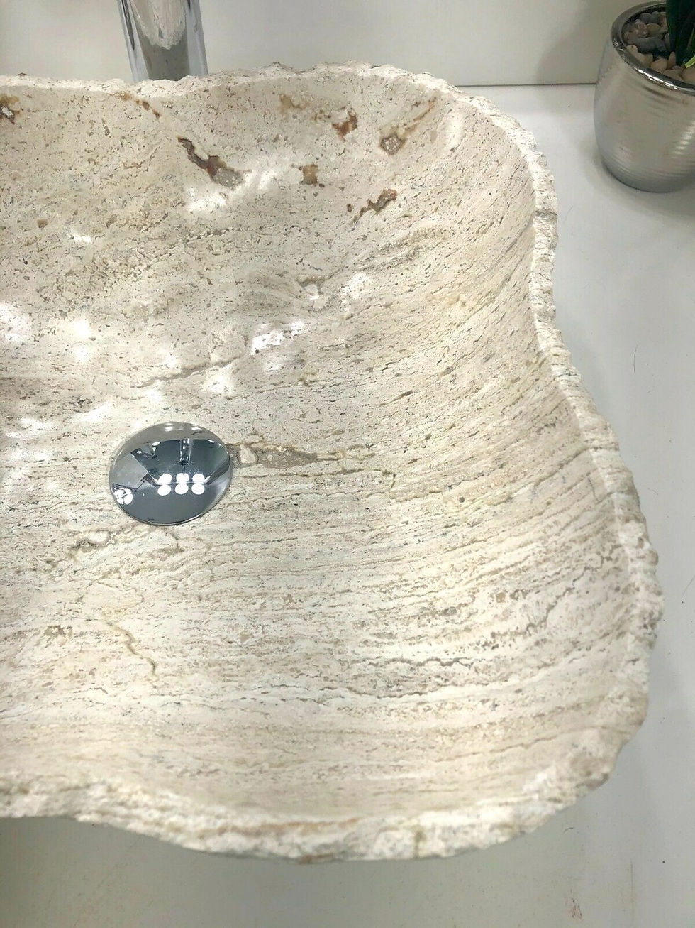 Thumbnail: Travertine Sink Rustic Natural Stone