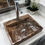 Thumbnail: Travertine Sink Rustic Rectangular Natural Stone