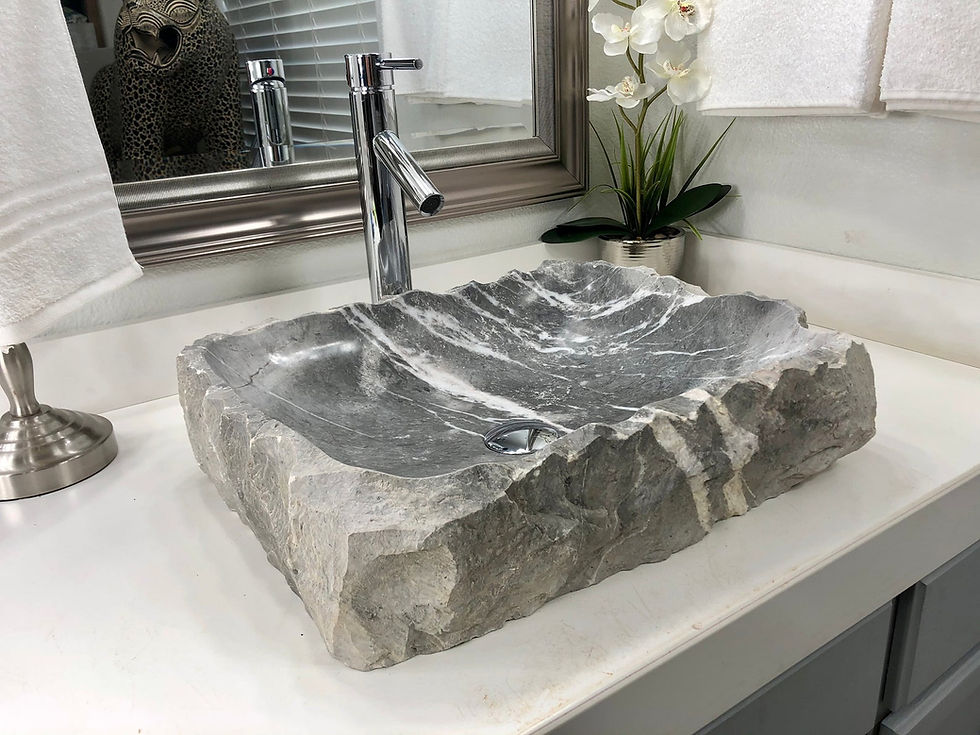 Thumbnail: Marble Sink Rustic Natural Stone