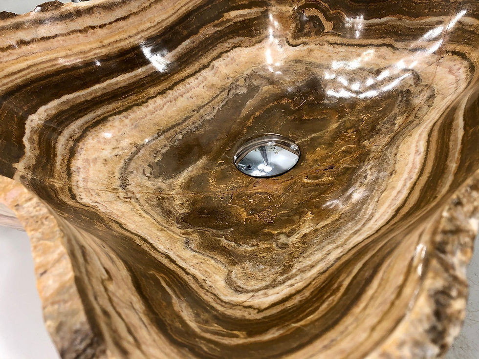Thumbnail: Onyx Sink Rustic Natural Stone