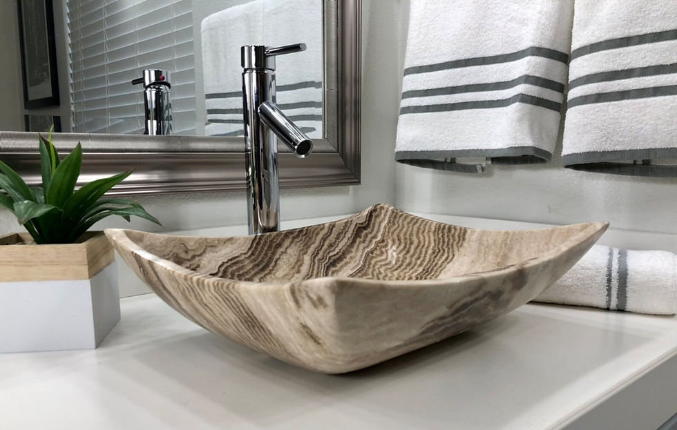 Thumbnail: Onyx Sink Square Natural Stone