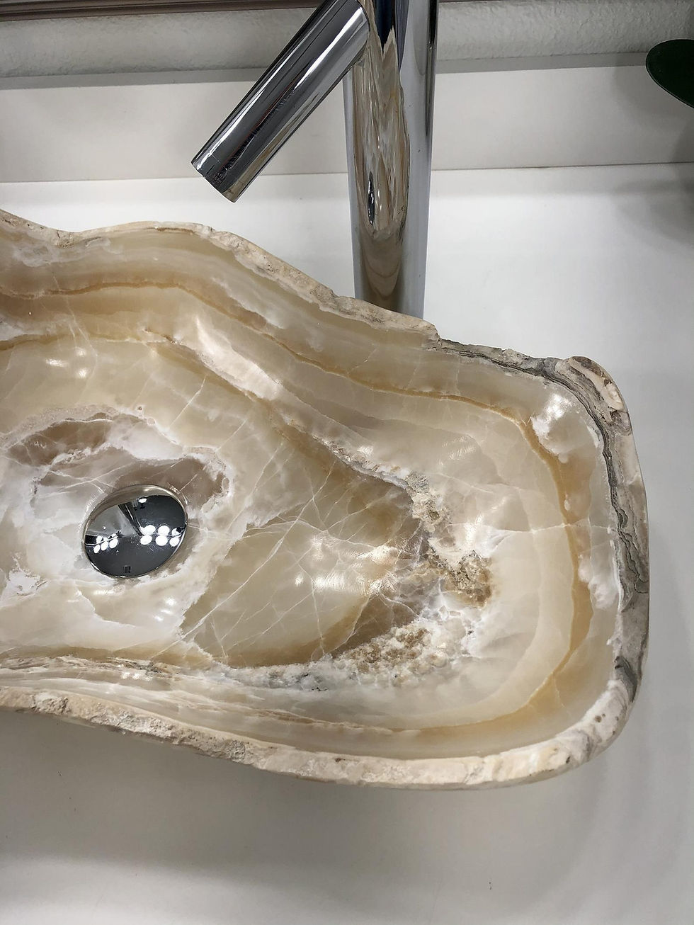Thumbnail: Onyx Sink Semi Rustic Natural Stone