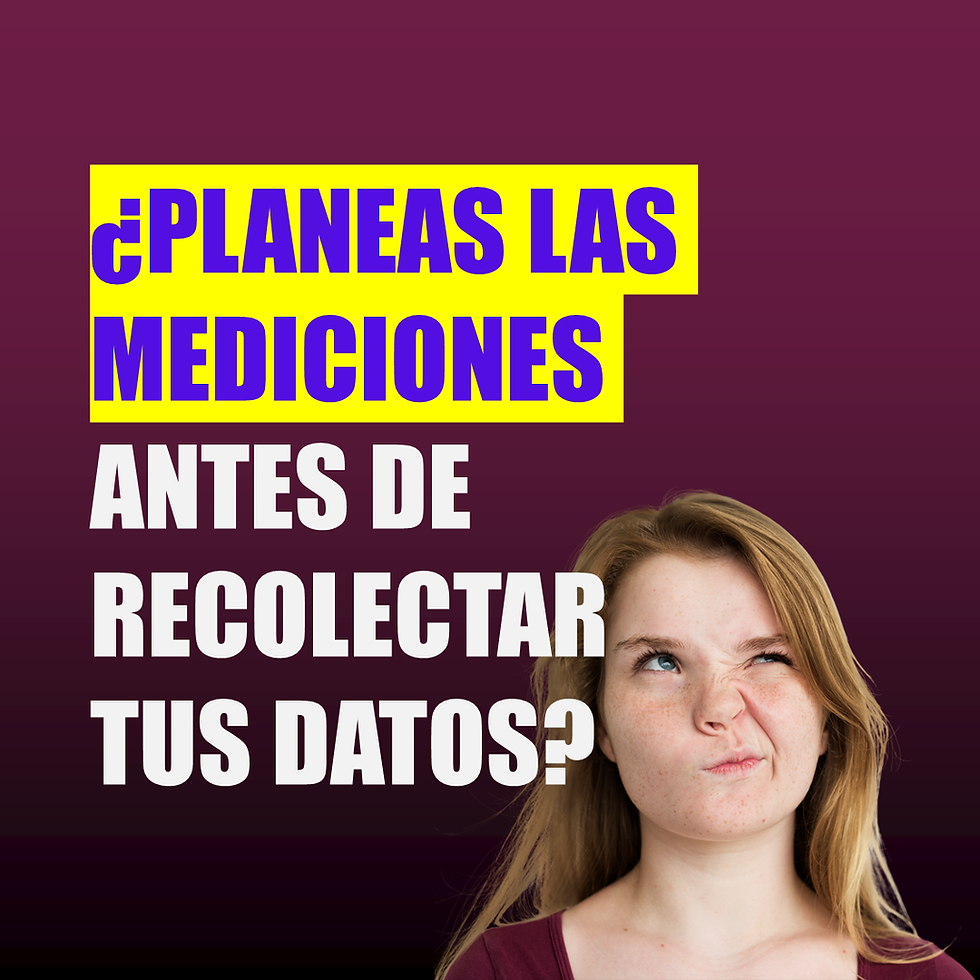 ¿Sabes lo que es un plan de recolección de datos?