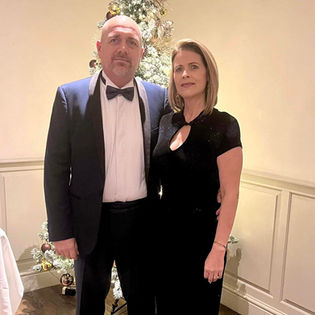 Nigel & I (Paulette) at The Contest Of Winners after show Ball