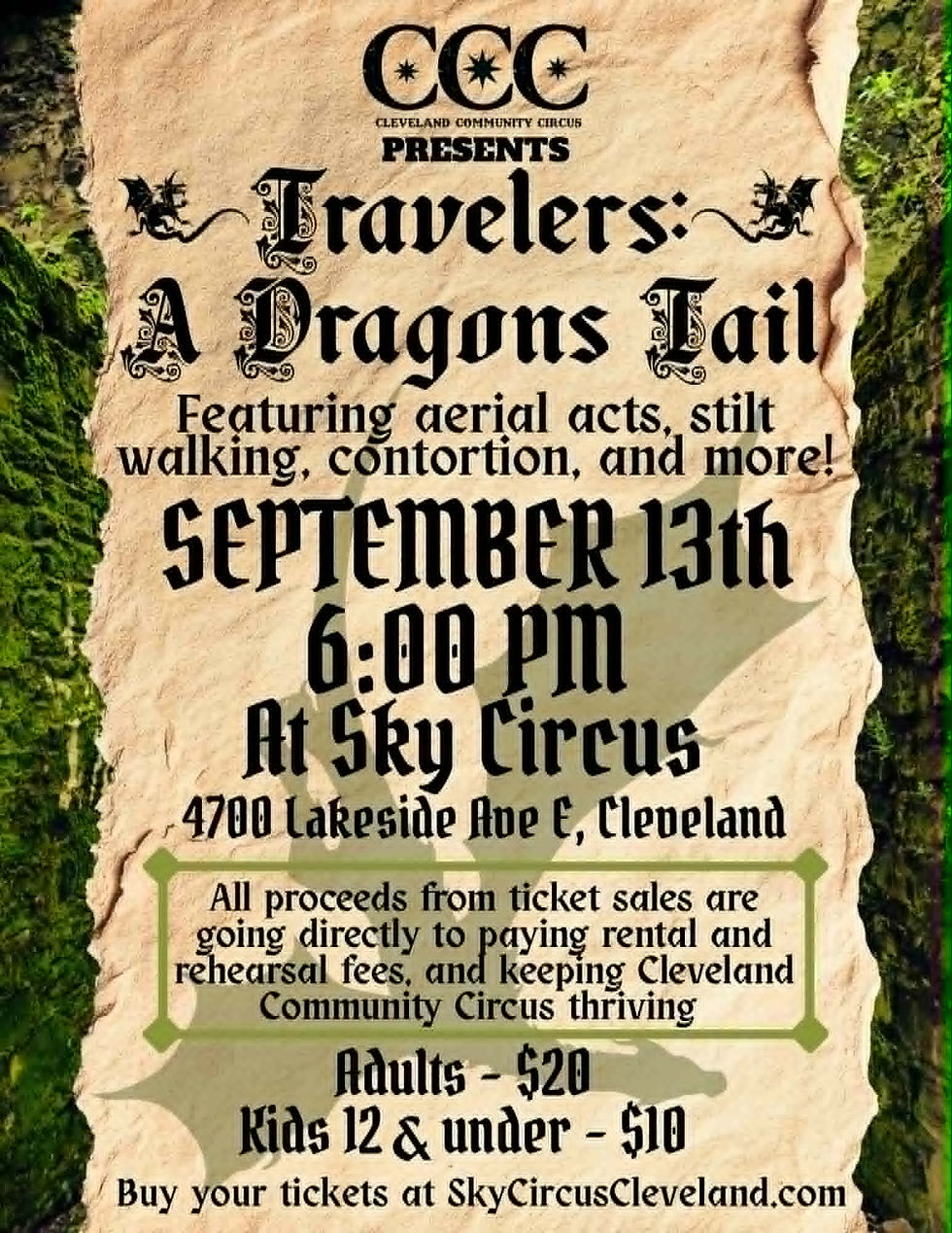 Cleveland Community Circus Presents: A Dragon's Trail