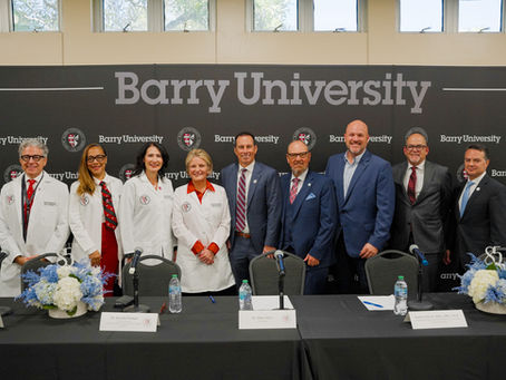 Barry University Celebrates Milestone Realignment of its College of Health Professions and Medical Sciences