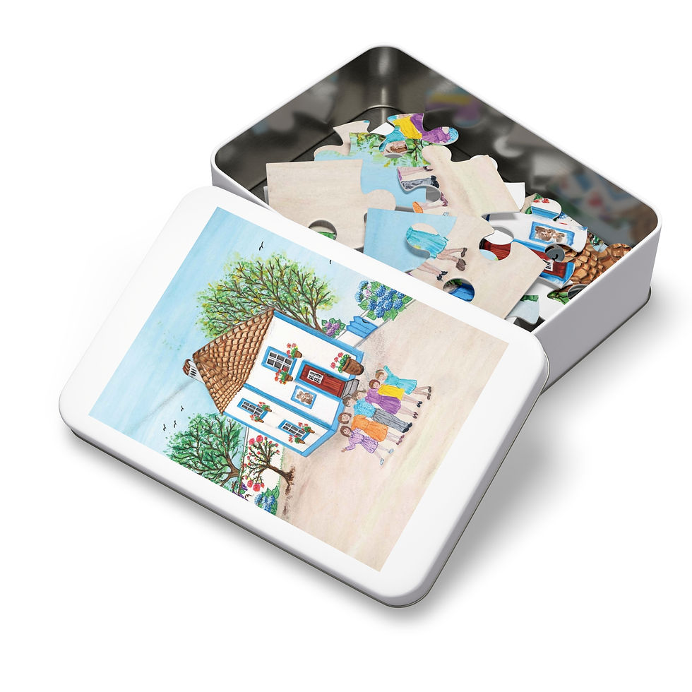 Thumbnail: Uma Casa Portuguesa Jigsaw Puzzle with Tin 