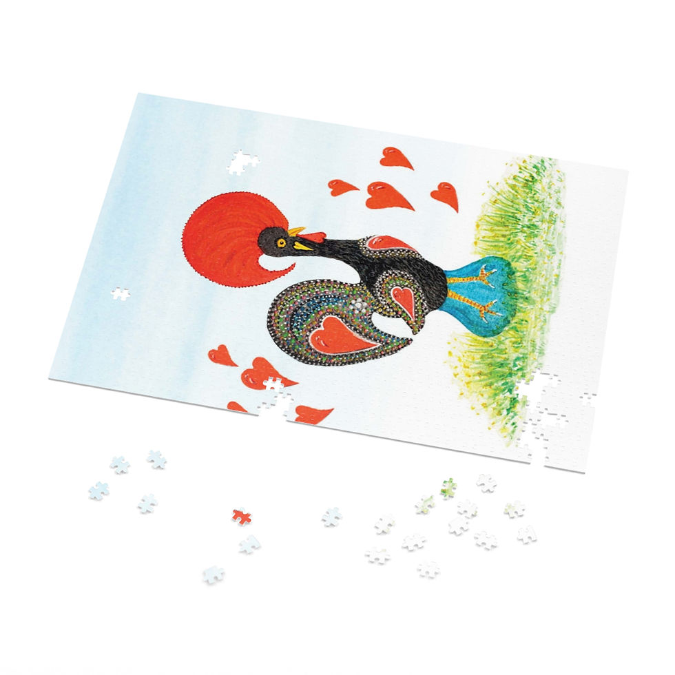 Thumbnail: Galo de Barcelos Jigsaw Puzzle with Tin 