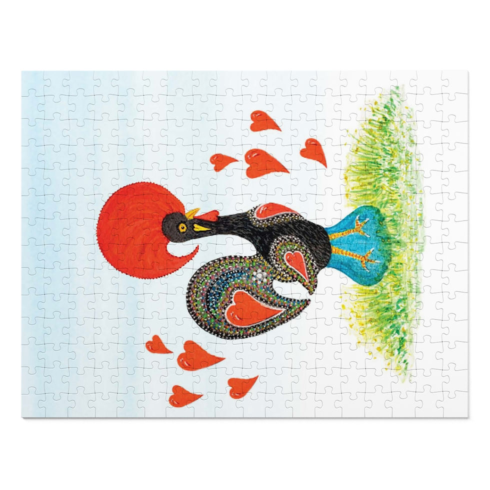 Thumbnail: Galo de Barcelos Jigsaw Puzzle with Tin 