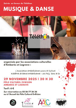 affiche téléthon
