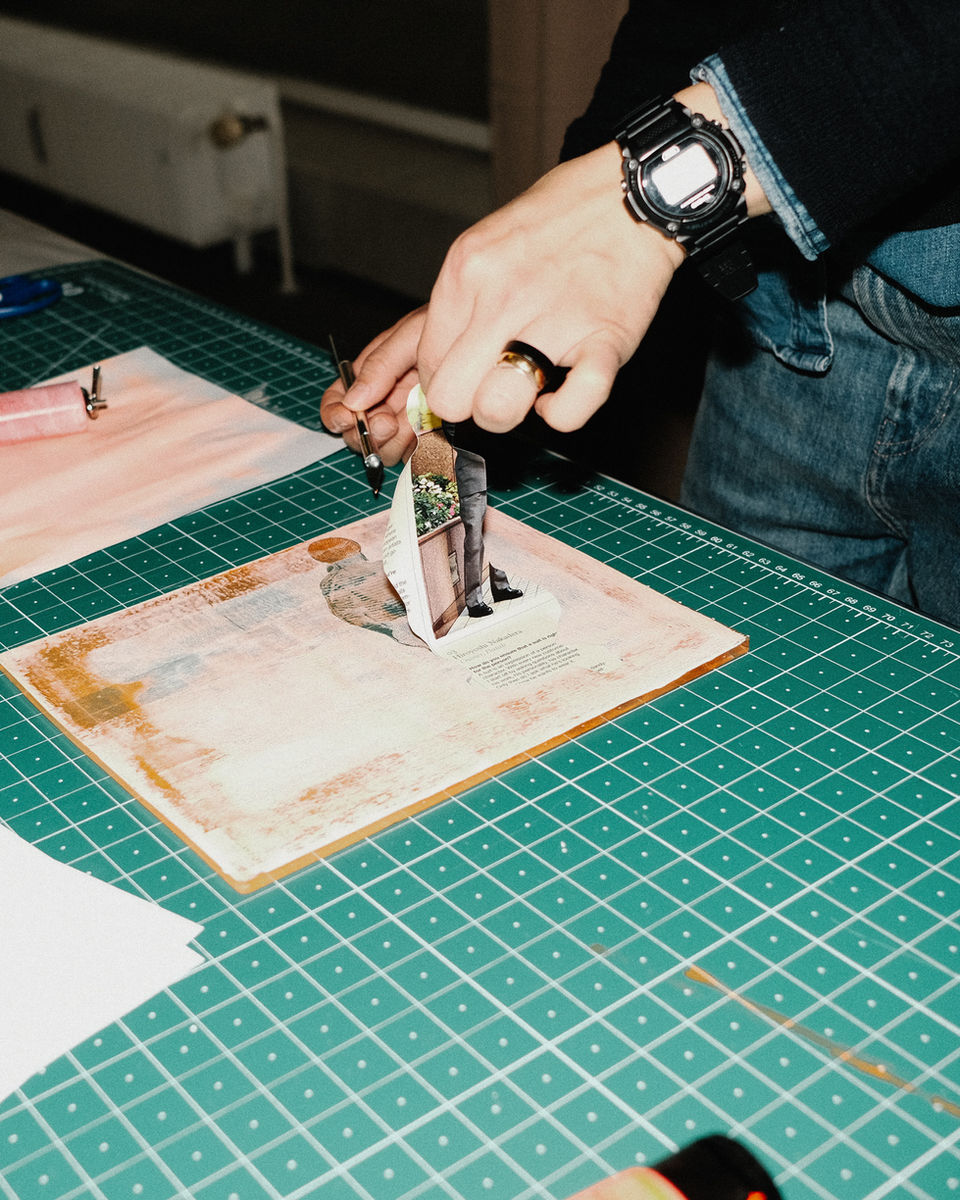 Adriana Takeuchi Libotte experimentando a criação de imagens criativas