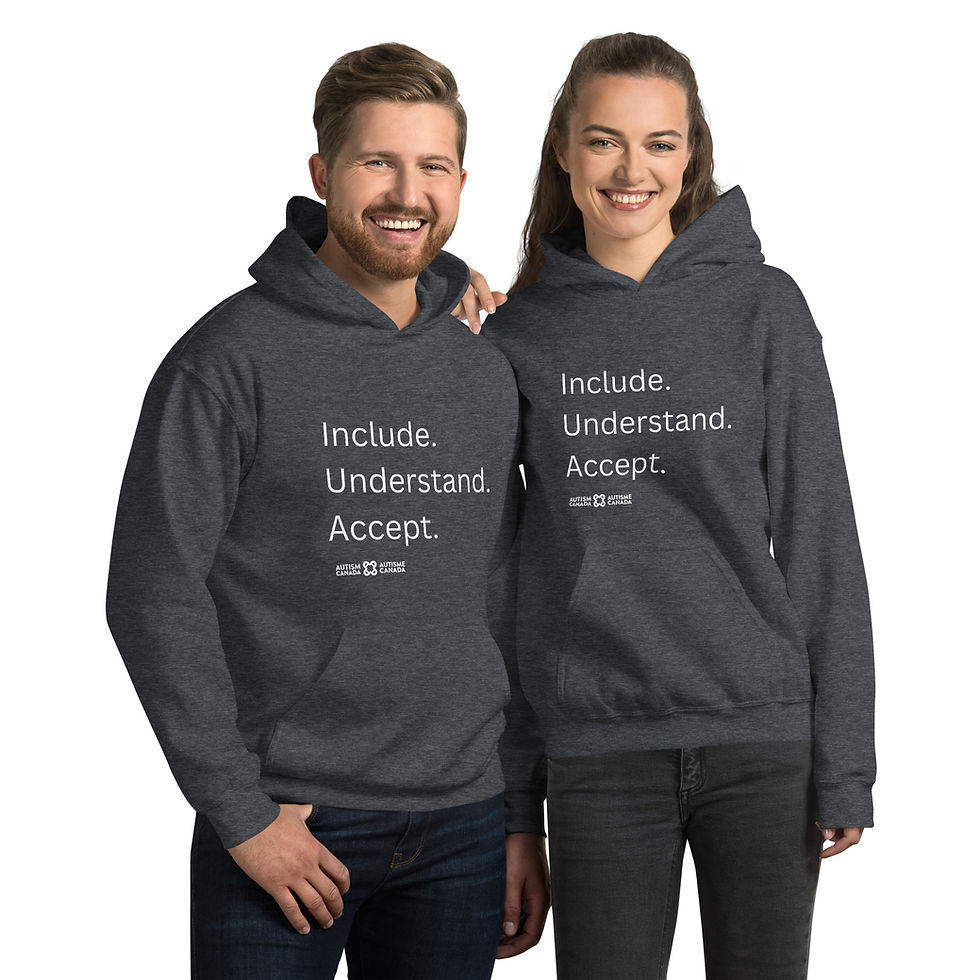 Thumbnail: Include. Understand. Accept - Unisex Hoodie