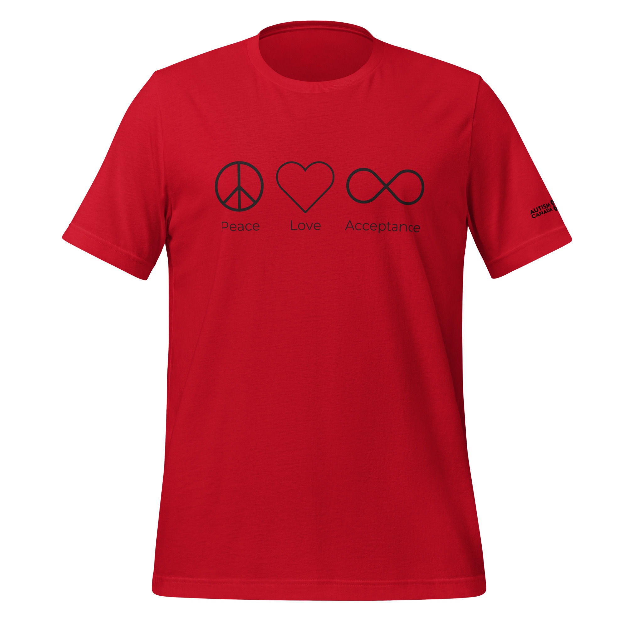 Peace. Love. Acceptance. - Unisex Short Sleeve Tee