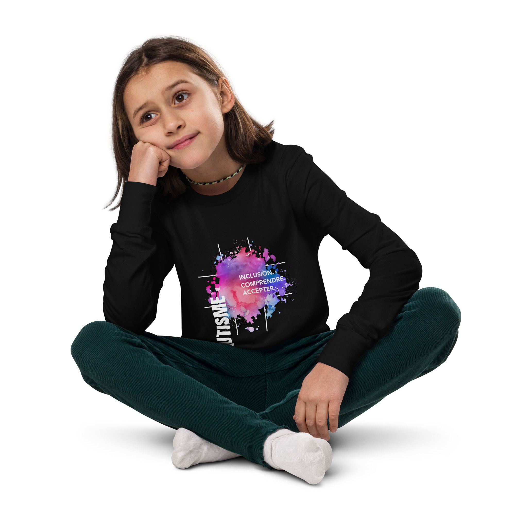Outside the Grid - Youth Long Sleeve Tee (French Version)