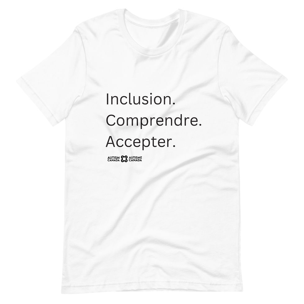 Thumbnail: Include. Understand. Accept. - Unisex Short Sleeve Tee (French Version)