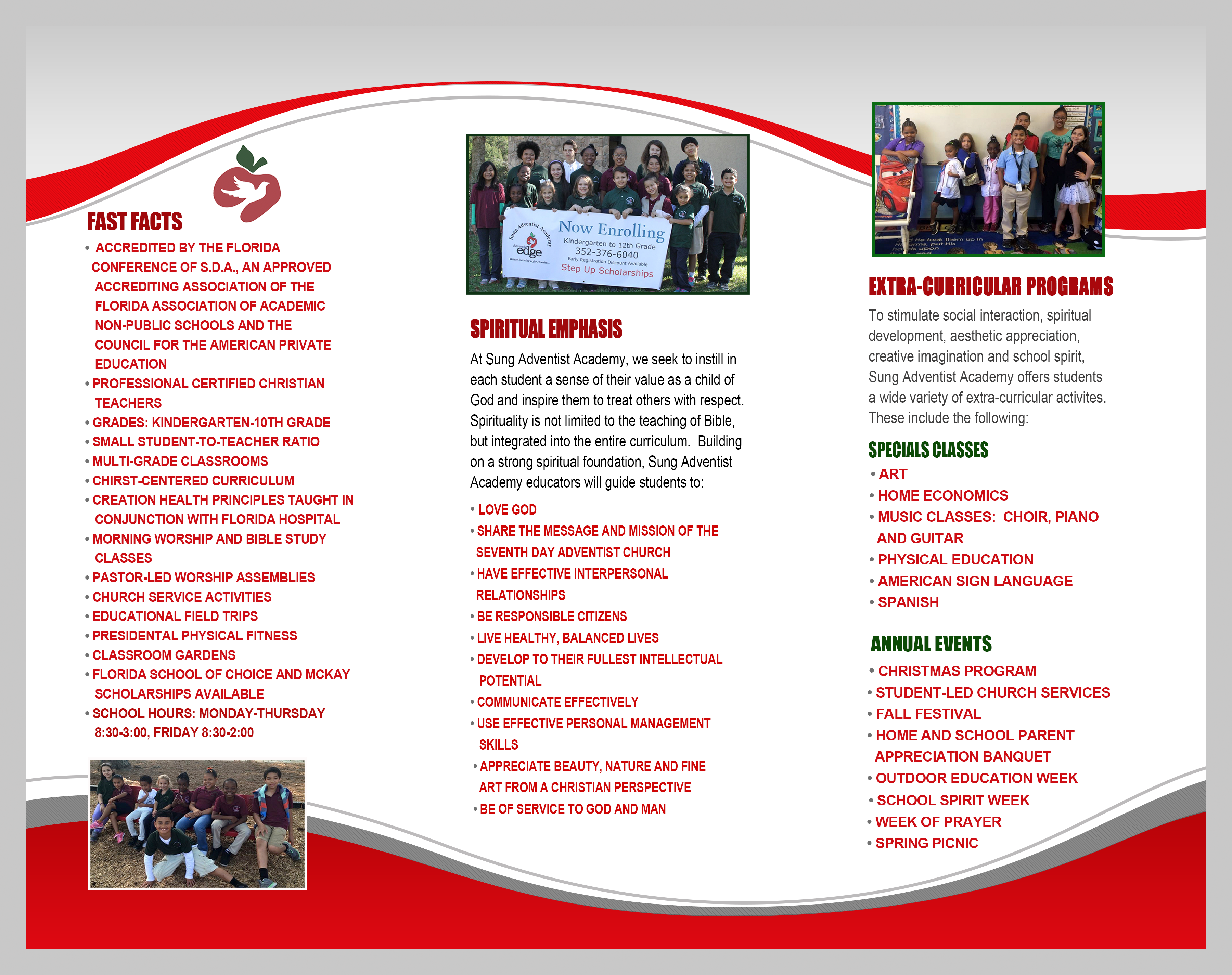 Brochure Sung Adventist Academy
