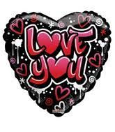 LOVE YOU "18 גרפיטי